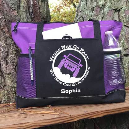 Bronco Can Go Anywhere Personalized Tote Bag