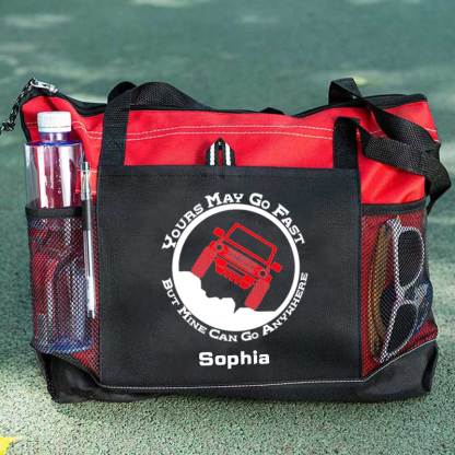 Bronco Can Go Anywhere Personalized Tote Bag