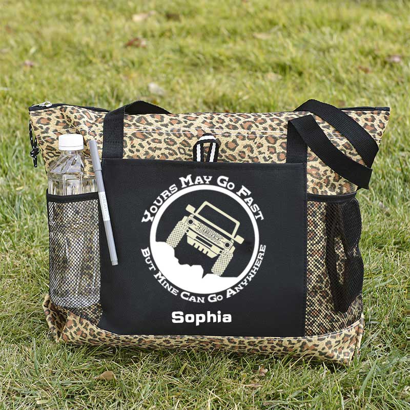 Bronco Can Go Anywhere Personalized Tote Bag