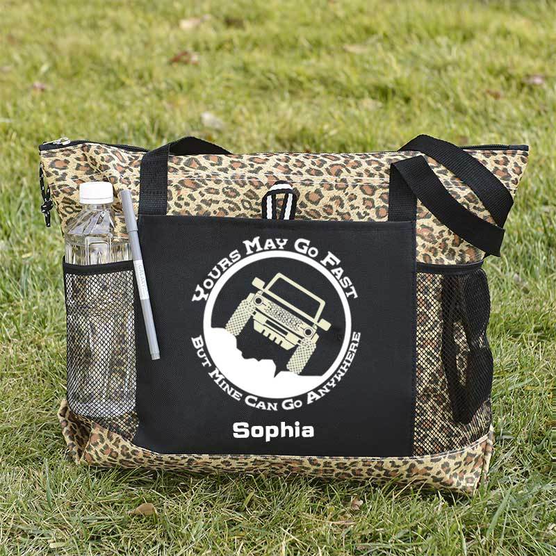 Bronco Can Go Anywhere Personalized Tote Bag
