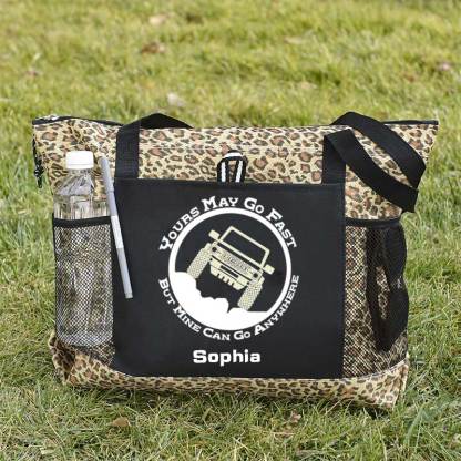 Bronco Can Go Anywhere Personalized Tote Bag