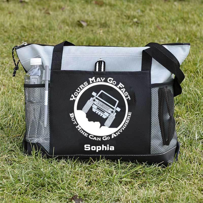 Bronco Can Go Anywhere Personalized Tote Bag