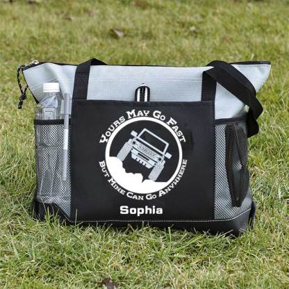 Bronco Can Go Anywhere Personalized Tote Bag