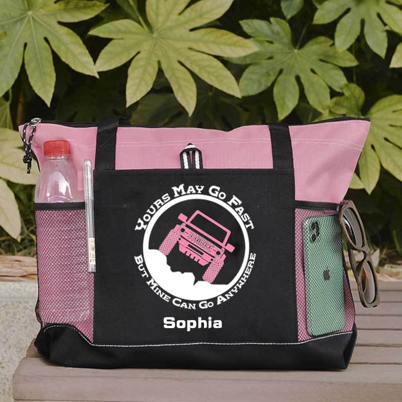 Bronco Can Go Anywhere Personalized Tote Bag