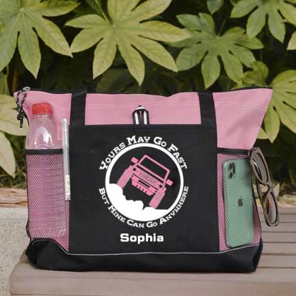 Bronco Can Go Anywhere Personalized Tote Bag