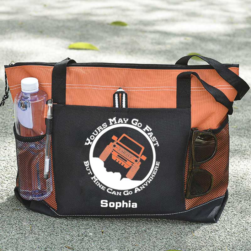 Bronco Can Go Anywhere Personalized Tote Bag