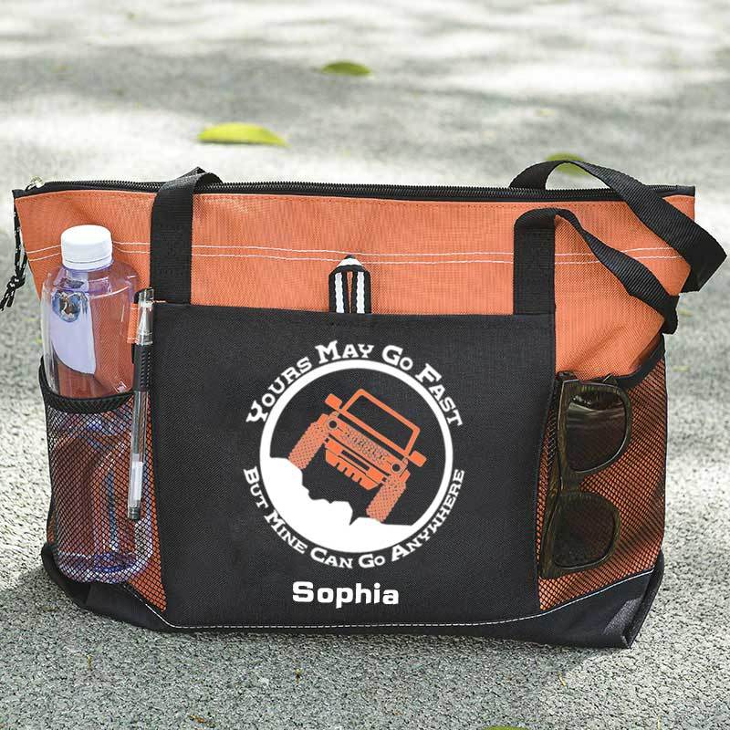 Bronco Can Go Anywhere Personalized Tote Bag