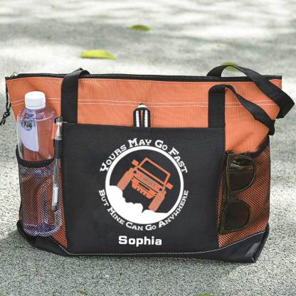 Bronco Can Go Anywhere Personalized Tote Bag
