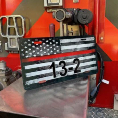 Custom Fire License Plates