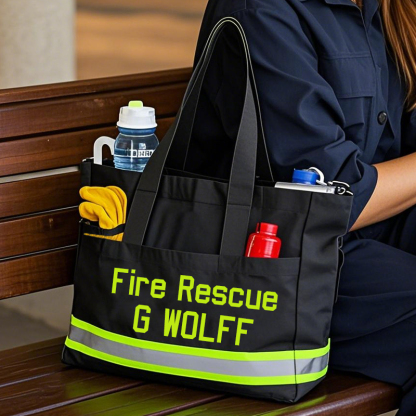 Custom Firefighter Tote Bag Gifts for Women