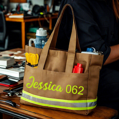Custom Firefighter Tote Bag Gifts for Women
