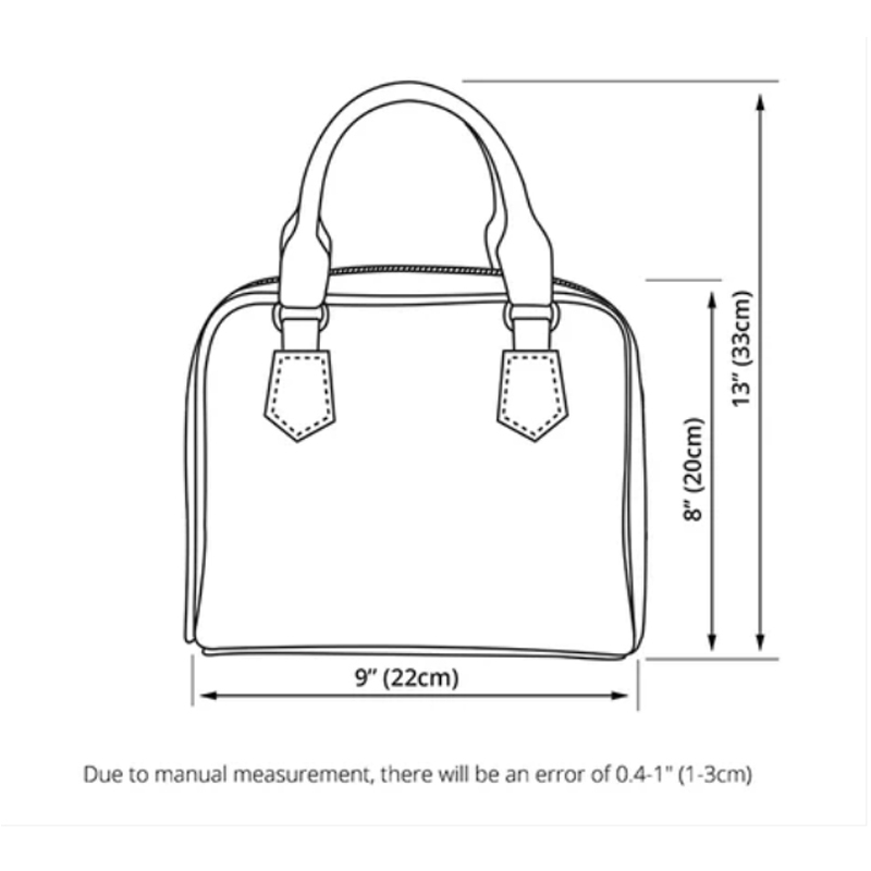 Custom Leather HandBag With Pet Photo
