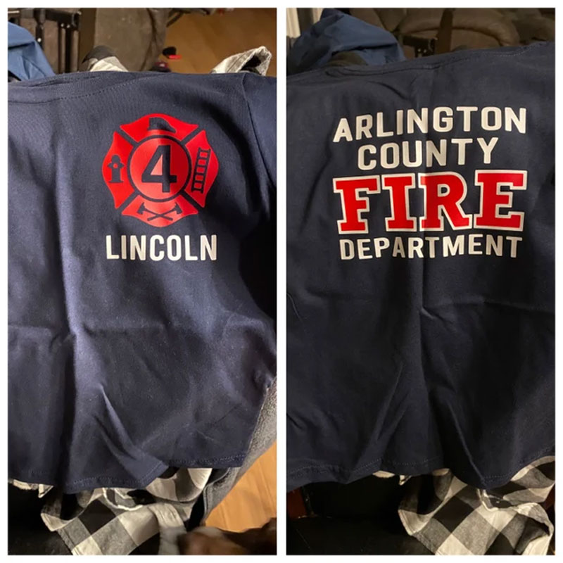 Firefighter Infant Bodysuit Shirt and Hoodie Personalized Name Fire Department