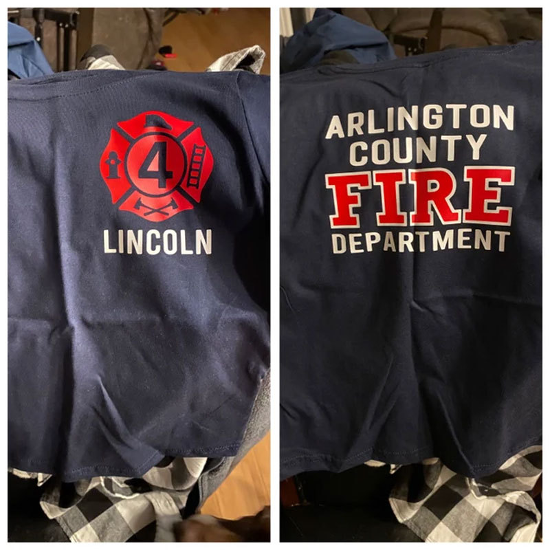 Firefighter Infant Bodysuit Shirt and Hoodie Personalized Name Fire Department