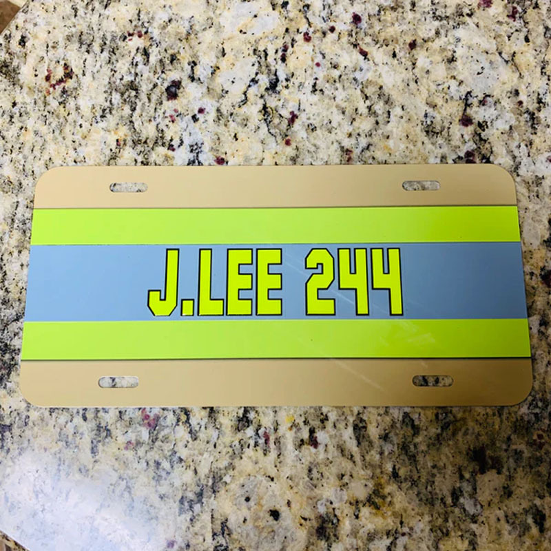 Firefighter Custom License Plates