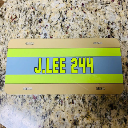 Firefighter Custom License Plates