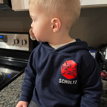 Firefighter Toddler Crew Neck Sweatshirt