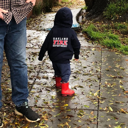 Firefighter Toddler Crew Neck Sweatshirt