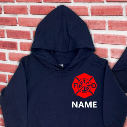 Firefighter Toddler Crew Neck Sweatshirt