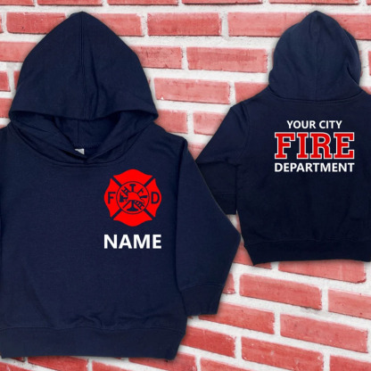 Firefighter Toddler Crew Neck Sweatshirt