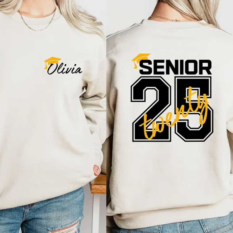 Custom Name Senior 2025 Sweatshirt