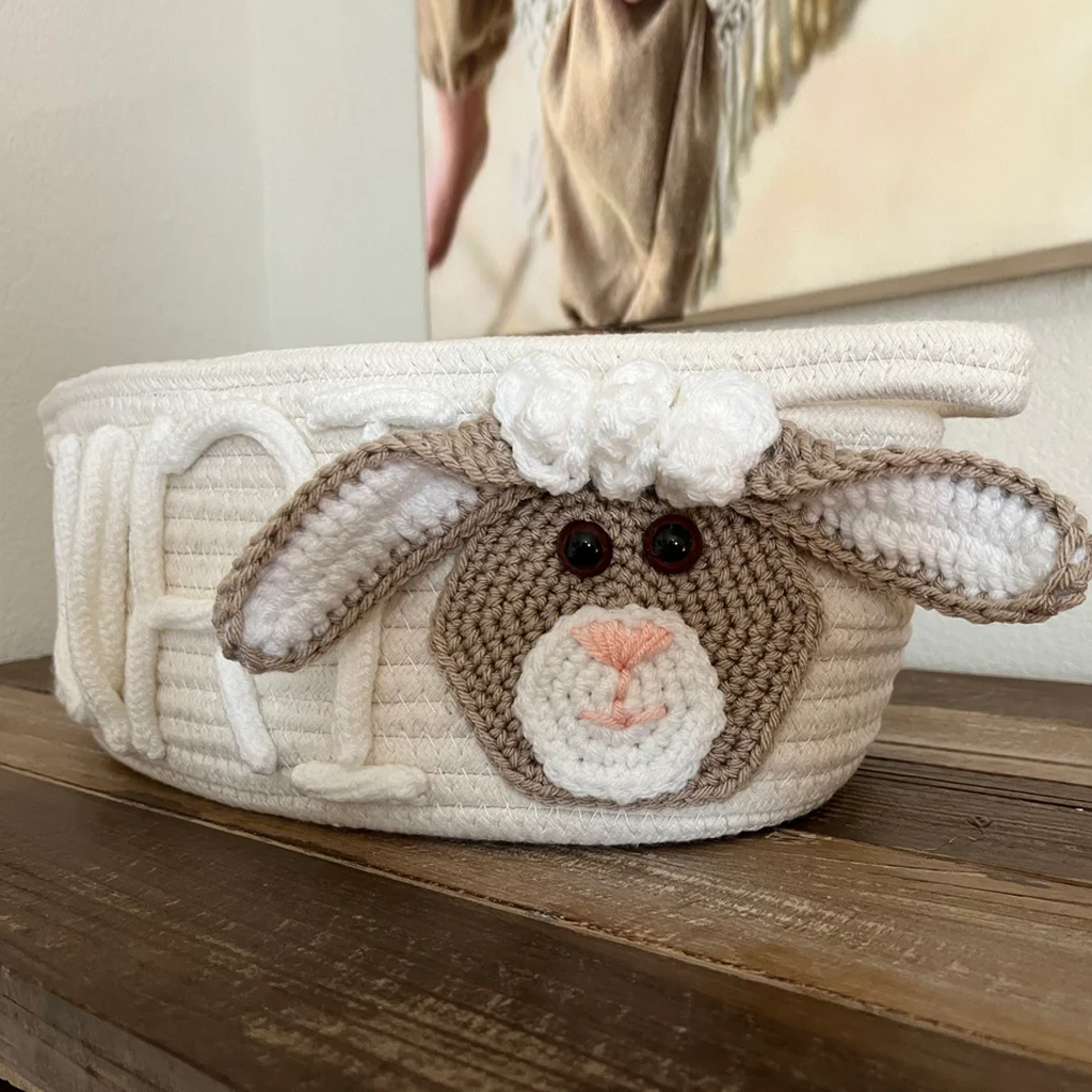 Large Easter Basket Customized Bunny Basket