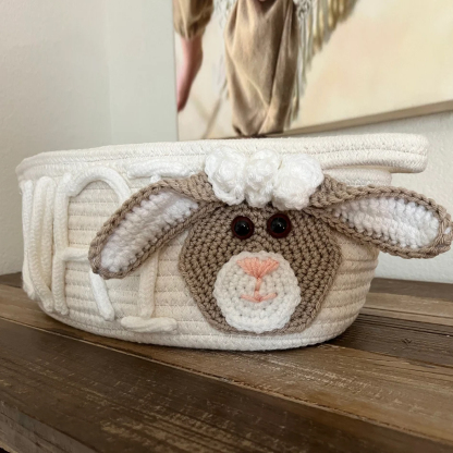 Large Easter Basket Customized Bunny Basket