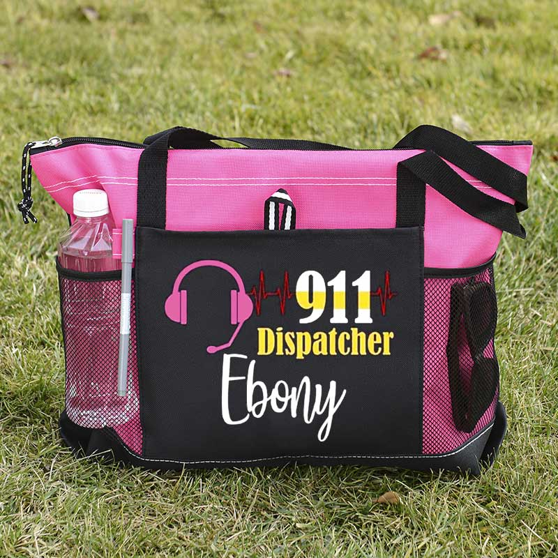 Personalized 911 Dispatcher Tote Bag