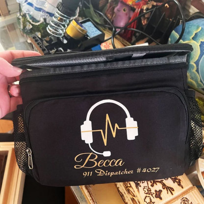 Custom 911 Dispatcher Lunch Bag, EMD Lunch Bag