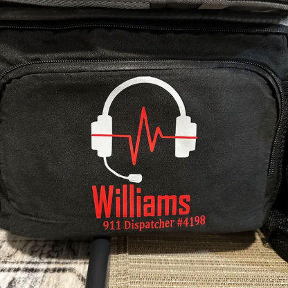 Custom 911 Dispatcher Lunch Bag, EMD Lunch Bag
