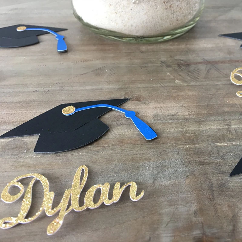 Personalize Graduation Name Confetti