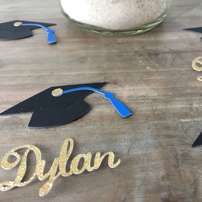 Personalize Graduation Name Confetti