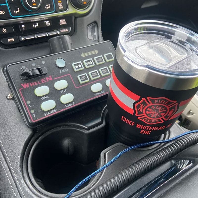 Personalized Firefighter 20z 30oz Tumblers With Name