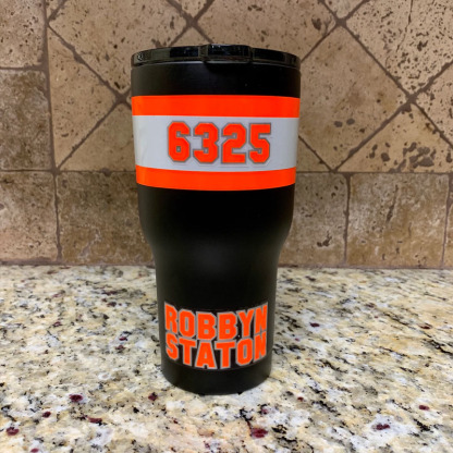 Personalized Firefighter Bunker Gear 20oz Cup