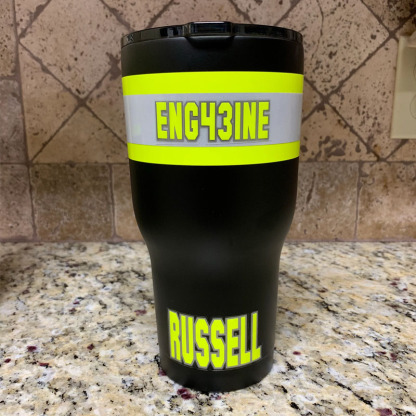 Personalized Firefighter Bunker Gear 20oz Cup