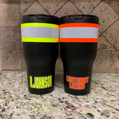 Personalized Firefighter Bunker Gear 20oz Cup