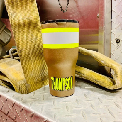 Personalized Firefighter Bunker Gear 20oz Cup