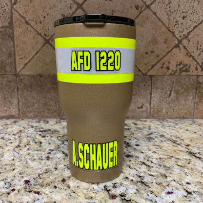 Personalized Firefighter Bunker Gear 20oz Cup