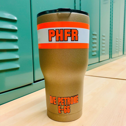 Personalized Firefighter Bunker Gear 20oz Cup
