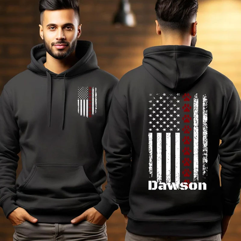 Personalized Firefighter Hoodie Fire Fighters do have paws