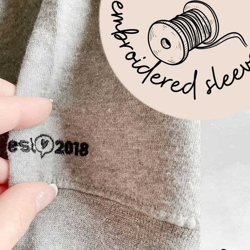 Personalized SLP Embroidered Quarter Zip Sweatshirt