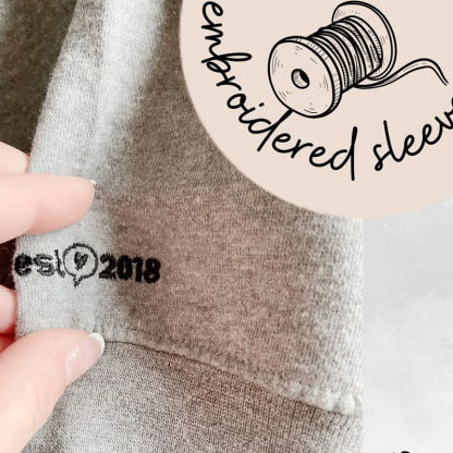 Personalized SLP Embroidered Quarter Zip Sweatshirt