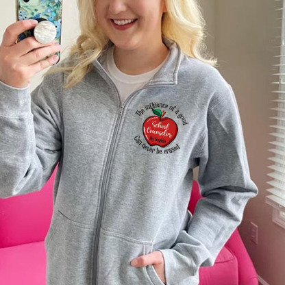 Personalized School Counselor Pullover Jacket