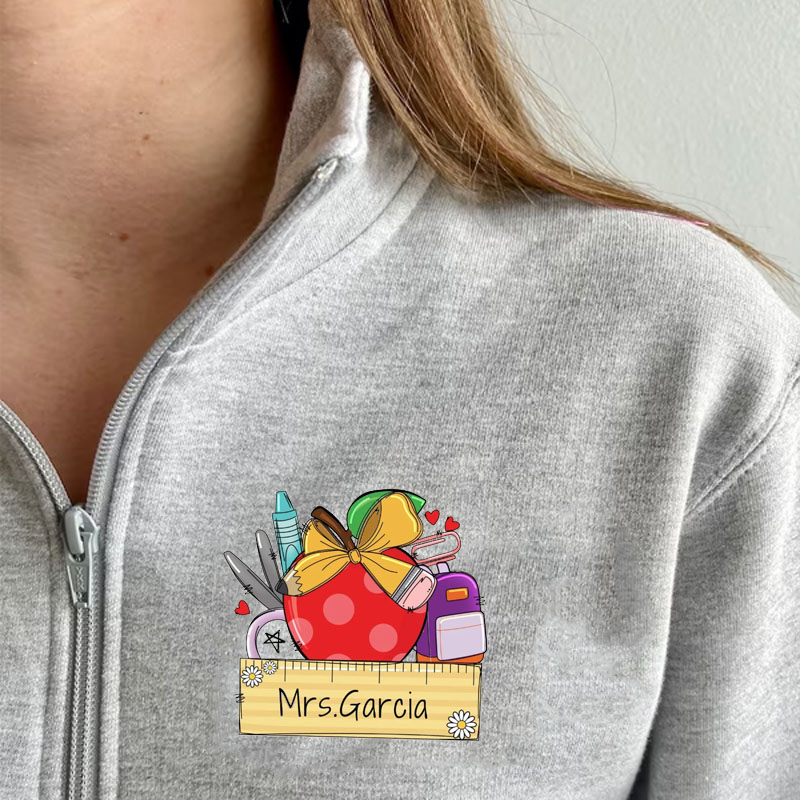 Personalized Teacher Appreciation Pullover Jacket