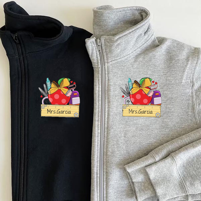 Personalized Teacher Appreciation Pullover Jacket