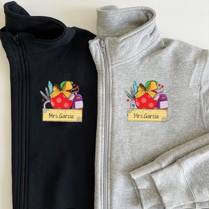 Personalized Teacher Appreciation Pullover Jacket