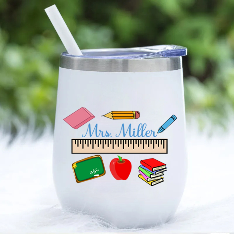 Personalized Teacher Ruler Design 20oz Tumbler