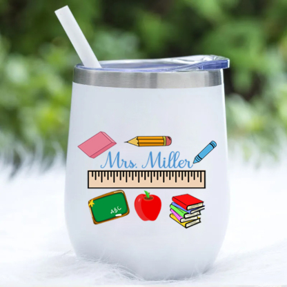 Personalized Teacher Ruler Design 20oz Tumbler