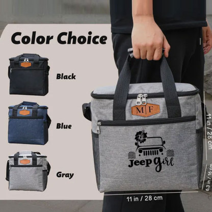 Personalized Jeep Girl Camping Cooler Bag