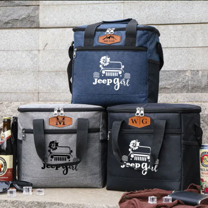 Personalized Jeep Girl Camping Cooler Bag